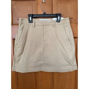 Walter Hagen Clubhouse Women's Khaki 16" Length Traditional Skort Size 6 NWT